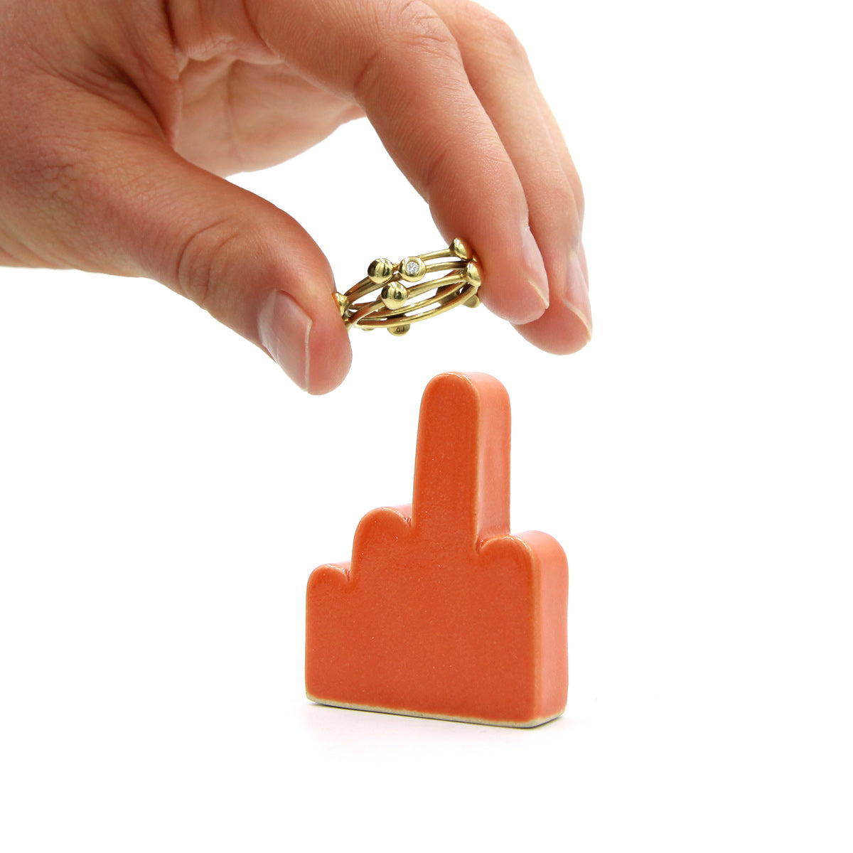 Digit Ringholder - Middle - Orange - Billede 2