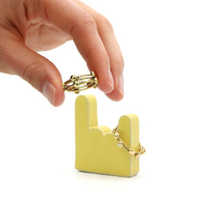 Alternative view of Digit Ringholder - Rock On - Citron