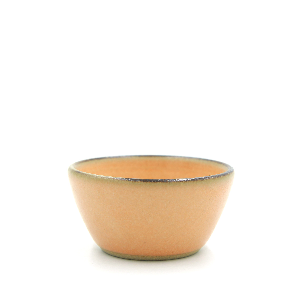 Dark Rim lille skål PEACH