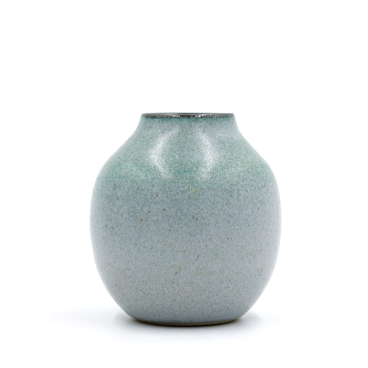 Dark Rim vase #1224