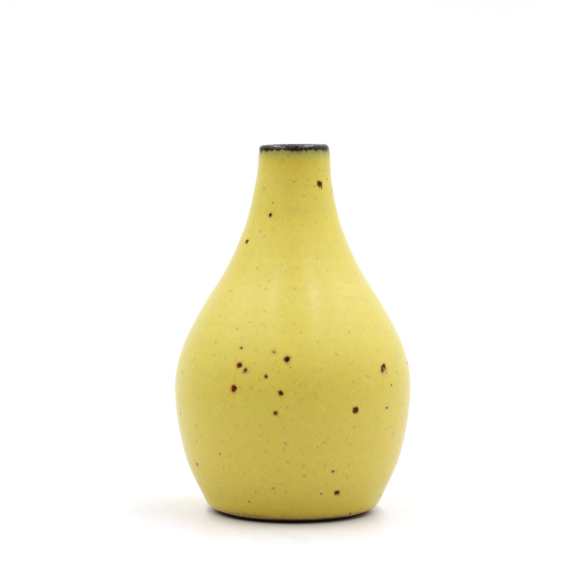 Dark Rim vase med lava 1241 Citron